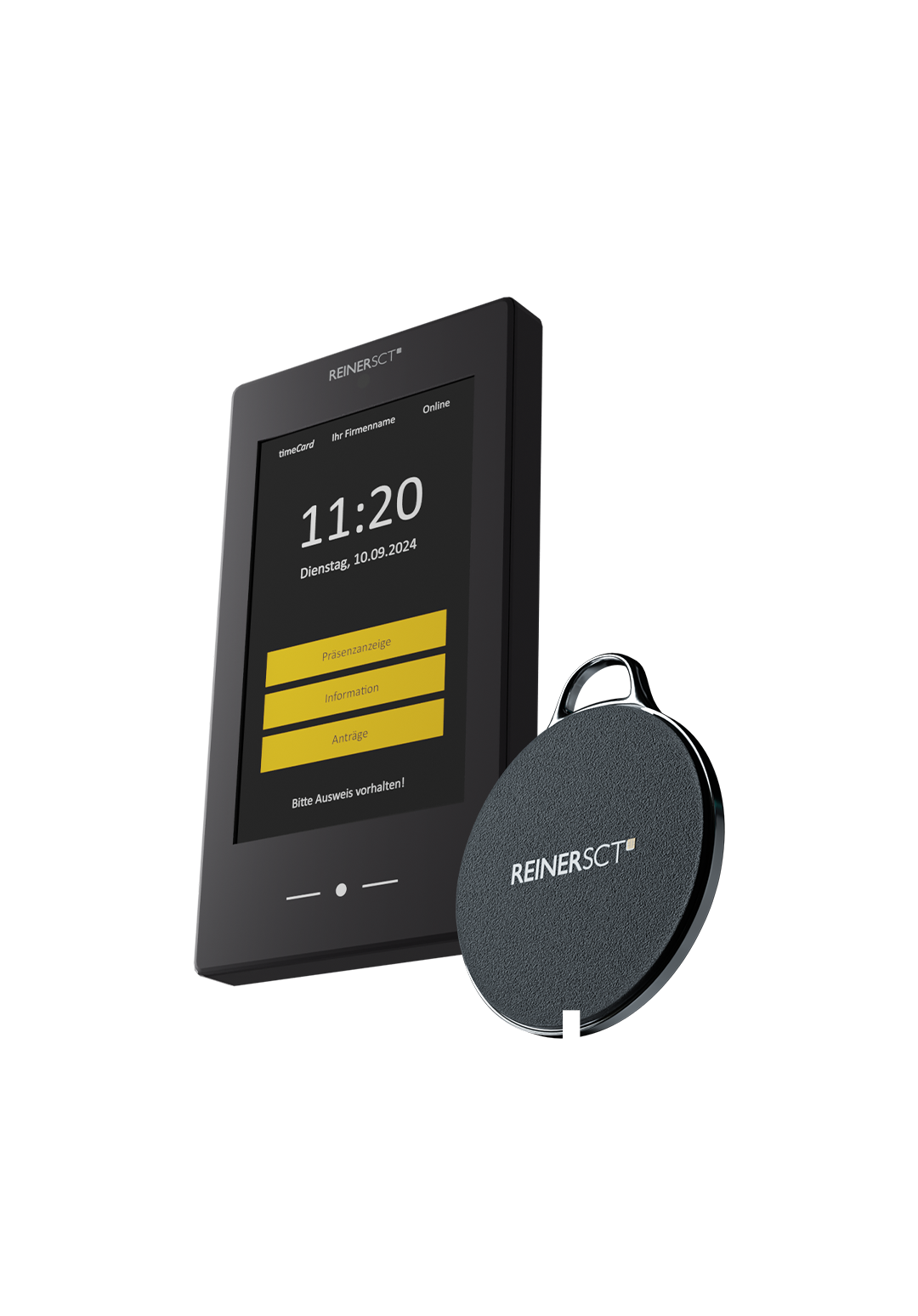Ersteinrichtung des Zeiterfassungsterminals + Transponder