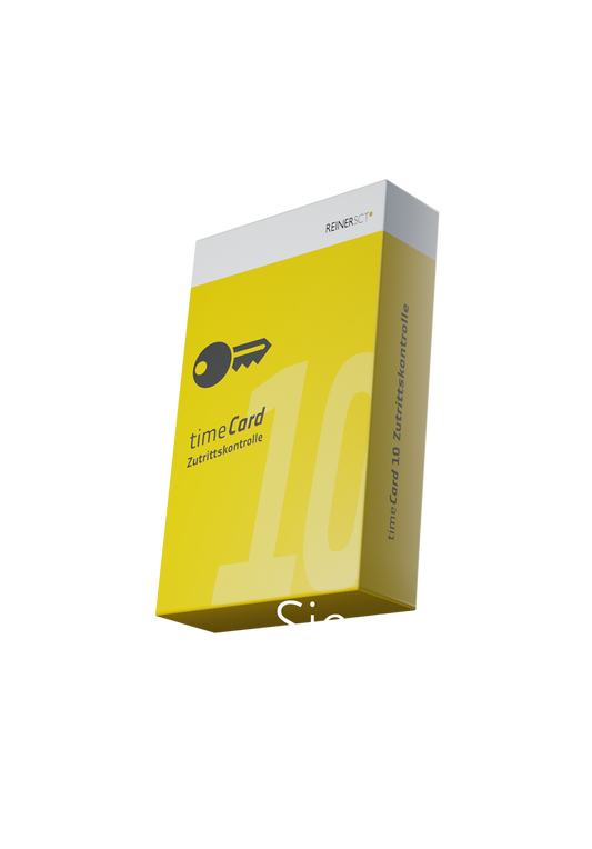 timeCard 10 Zutrittskontrolle Jahreslizenz für 100 Mitarbeiter