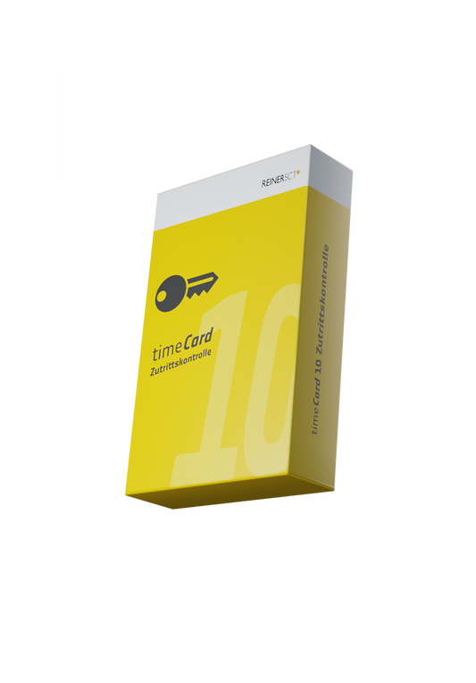 timeCard 10 Zutrittskontrolle Jahreslizenz für 10 Mitarbeiter