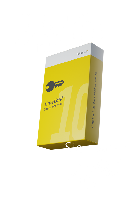 timeCard 10 Zutrittskontrolle Jahreslizenz für 250 Mitarbeiter