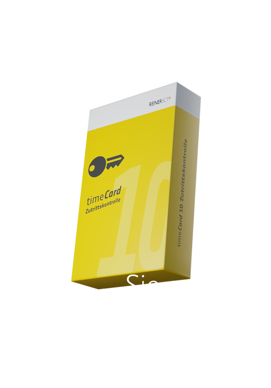 timeCard 10 Zutrittskontrolle Jahreslizenz für 500 Mitarbeiter