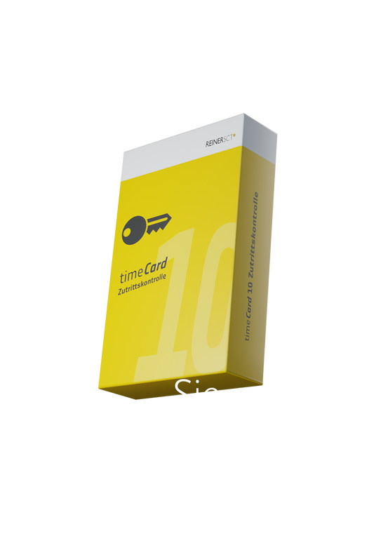 timeCard 10 Zutrittskontrolle Jahreslizenz für 50 Mitarbeiter