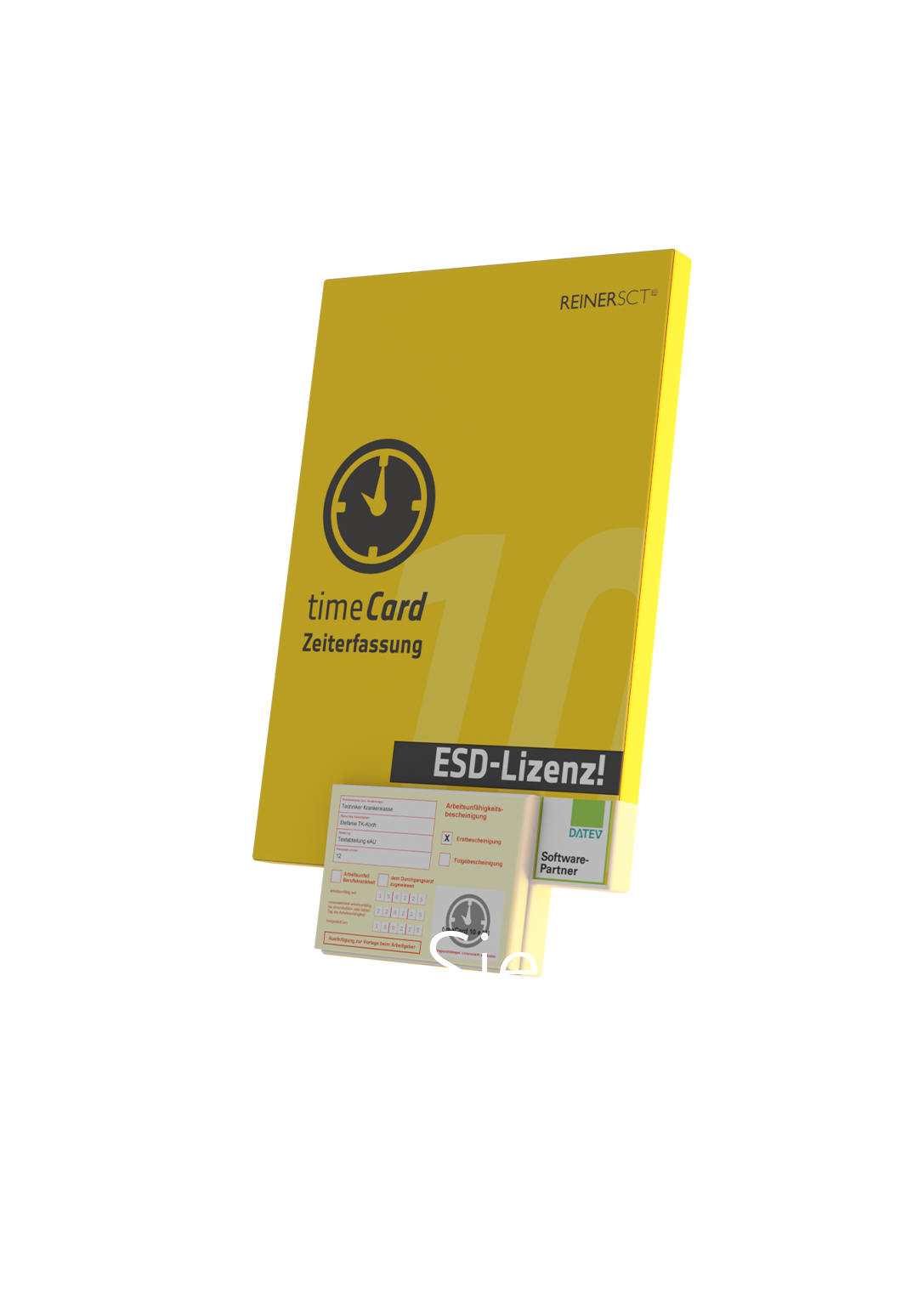 timeCard 10 eAU für 100 Mitarbeiter