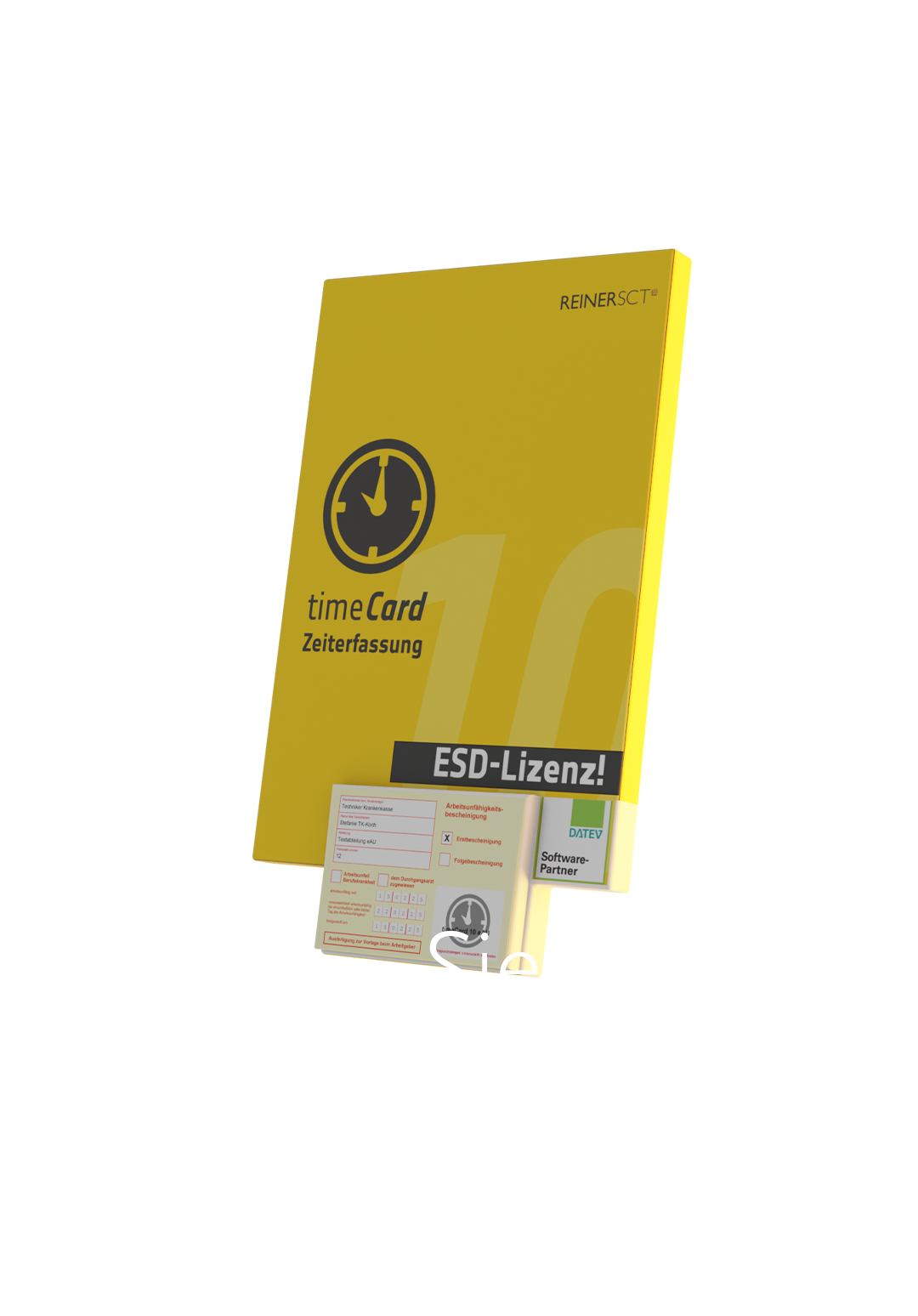 timeCard 10 eAU für 250 Mitarbeiter