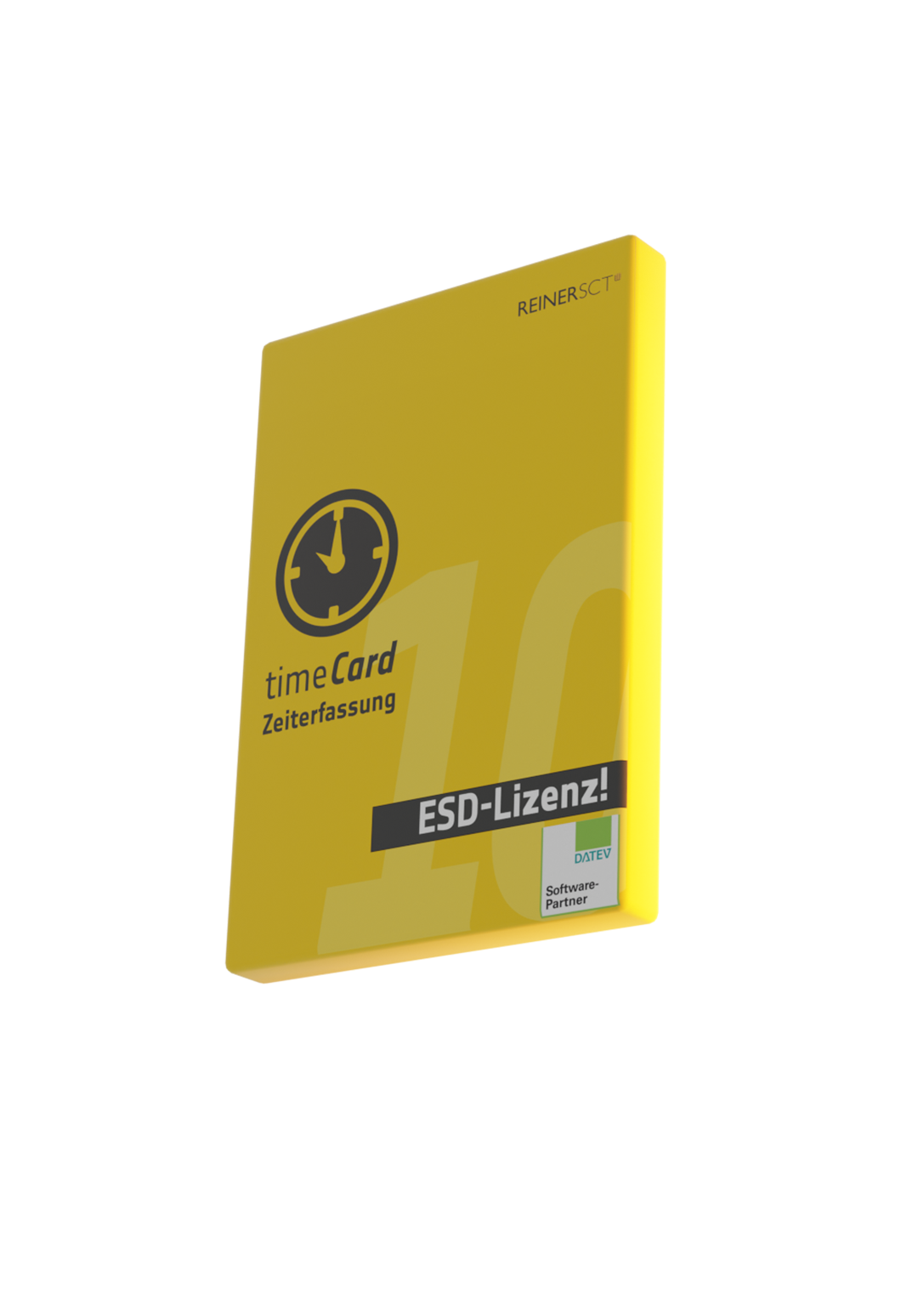 timeCard 10 time recording for 10 employees annual license